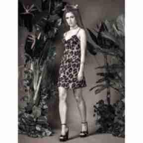 Jennifer mini - slip dress sukienki milita nikonorov panterkowa, letnia