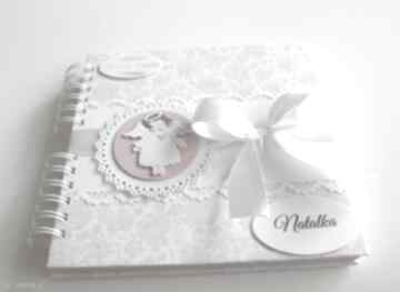 dla scrapbooking albumy po godzinach album, dziewczynka, chrzest