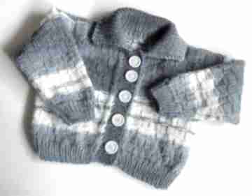 6 - 12 mies arte dania sweterek, niemowlęcy, rozpinany, z kołnierzykiem, sweter na drutach