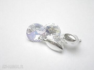 Alloys collection - little rivoli crystal ab ki ka pracownia brąz, posrebrzane, kryształki