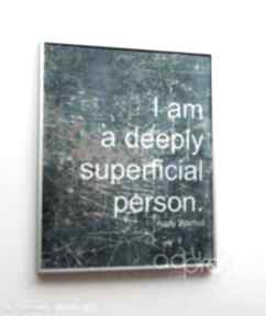 Superficial person studio ad4pro plakat, poster, dom, prezent