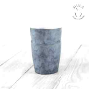 niebieski ceramika mula ceramiczny, pracy, kubek