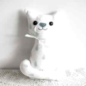 Kotek torebkowy turkusek 25 cm mały koziołek kot, kociara, panna kotta, maskotka, dla dziecka
