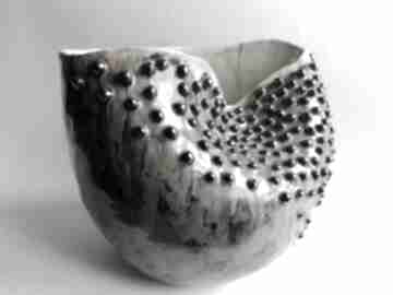 rękodzieło - gliny - dekoracja wnętrza ceramika użytkowa: wazon ręcznie zrobiony pomysł