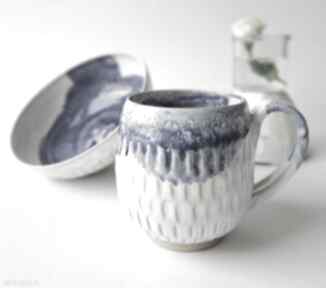 Zastawa śniadaniowa 2 ceramika kate maciukajc, miska ceramiczna, kubek do kawy herbaty