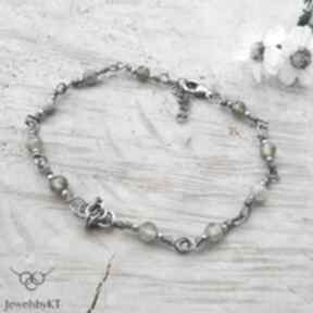 Zielone granaty jesienne - bransoletka jewelsbykt