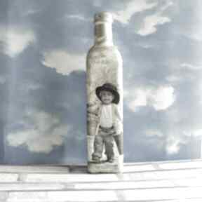 Vintage chłopczyk butelka kolekcji dekoracja prezent ozdoba
