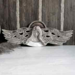 nad drzwi parapetówka anioł ceramiczny, prezent, ażurowy dekoracje
