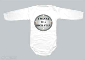 niemowlęce i wanna be a star baby gift shop body, bluzka, rock, prezent, niemowlę