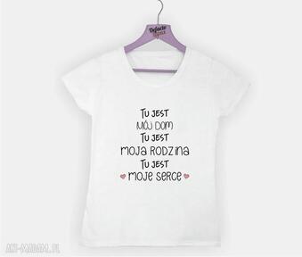 Koszulka z nadrukiem ciążowym, dla kobiety w ciąży, mama manufaktura koszulek ciążowa, żona