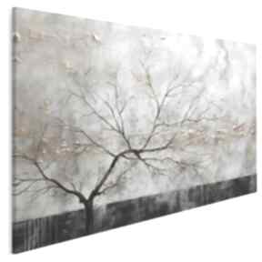 Obraz na płótnie - abstrakcja drzewo stylowy elegancki 120x80 cm 120501 vaku dsgn, do salonu