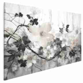 Obraz na płótnie - kwiaty łąka abstrakcja 120x80 cm 112701 vaku dsgn dekoracyjny, z kwiatami