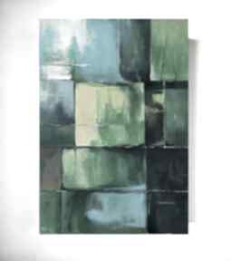 Obraz abstrakcja - nowoczesny akryl, płótno paulina lebida