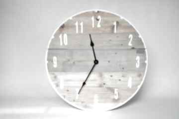 Zegar duży ze starych desek - średnica 57 cm zegary oldtree stare, drewno, loftowy, deski