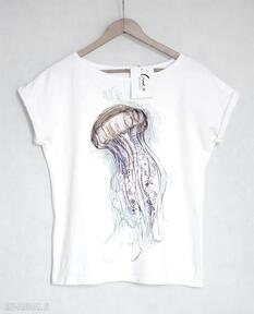 Koszulka, t-shirt, bluzka - bawełna nadruk meduza