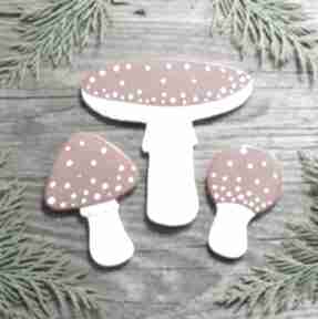 Muchomory, handmade amanita: grzyby, magnesy