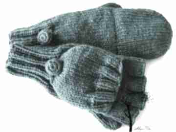z #3 rękawiczki mon du bezpalczatki, klapka, mitenki