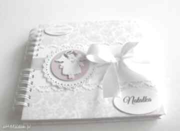 Zamówienie p patrycji scrapbooking albumy po godzinach album, chrzest