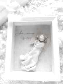Marietta anioł stróż opiekuńczości i dojrzałości ramki angel style mądrości, prezent dla babci