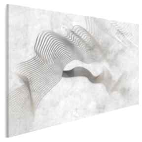 Obraz na płótnie - fale linie 120x80 cm 20801 vaku dsgn, abstrakcja, nowoczesny, kształty