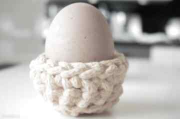 Kieliszki ocieplacze na jajka 4 szt dom bacillo sklep, sznurek, bawełniany, szydełko