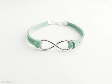 Green infinity ilovehandmade bransoletka, inifnity, znak, nieskończoności