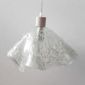 Lampa wisząca z kolekcji meduza pracownia szkla lampa