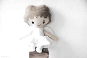 Aniołek biały 35 cm boska wioska anioł, lalka, chrzciny, roczek, komunia