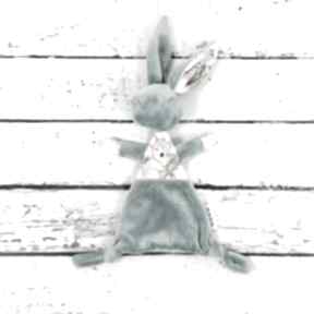 Luluś królik - dla niemowląt koala biel maskotki nuva art pierwsza przytulanka, prezent