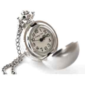 Kuleczka i silver naszyjniki drobiny czasu zegarek