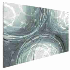 Obraz na płótnie - 120x80 cm 47901 vaku dsgn lazur, okręgi, koła, abstrakcja