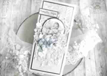 Kartka na chrzest święty, pamiątka chrztu "sweetheartbaby 2" gotowa scrapbooking lulaczkowo