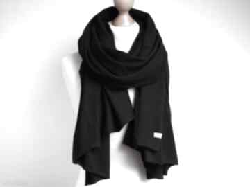 Czarny szal chusta szalik bawełniany damski na wiosnę i jesień, 100% bawełna szaliki pracownia