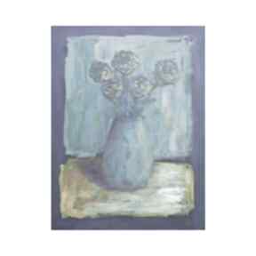 Obraz na płótnie 80x60 cm kokumo art kwiaty w wazonie, akrylowy, abstrakcyjny, martwa