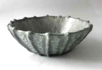Umywalka ceramiczna jeżowiec ceramika ceramystiq studio okrągła, nablatowa