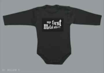 Body niemowlęce: my first metal shirt baby gift shop