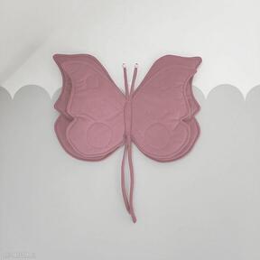 Motyl zawieszka dekoracja pokoju księżniczki amarant ozdoba