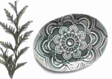 turkus india ana artystyczna mydelniczka, ceramiczny, ceramika, koronkowa