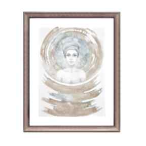 Ashanti, rysunek, ręcznie aleksandrab akwarela, malowany, postać, kobieta obraz