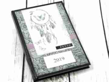Kalendarz książkowy 2019-dreams shiraja, A5, łapacz, snów