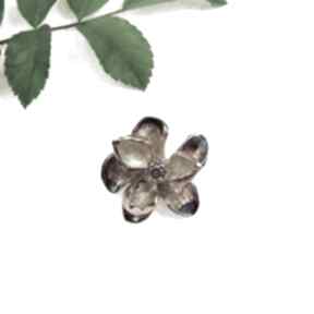 Zawieszka z kwiatkiem brązowej medium wisiorki venus galeria wisiorek, srebrny, biżuteria