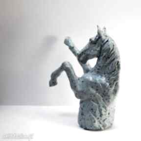 Koń aleksander - rzeźba ceramiczna ceramika azul horse, figurka, konie, hippika