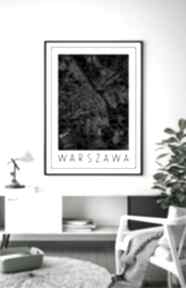 Warszawa plakat A3 warsaw poster plakaty lag print dom, prezent, gift, wnętrze, grafika