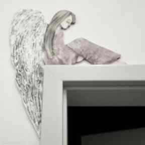 Anioł opiekun pokoik dziecka bajkowa pracownia prezent, dla dziewczynki, chrzest, roczek