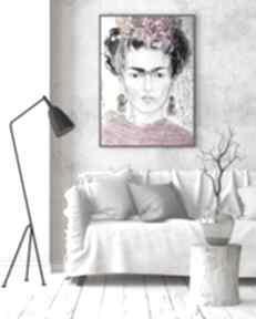 50x70 cm - plakaty gabriela krawczyk plakat, wydruk, frida, kahlo, obraz, reprodukcja