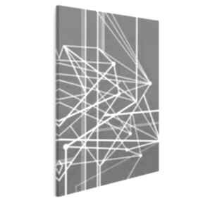 Obraz na płótnie w pionie 50x70 cm 47803 vaku dsgn krzywe, linie, geometryczny, minimalizm