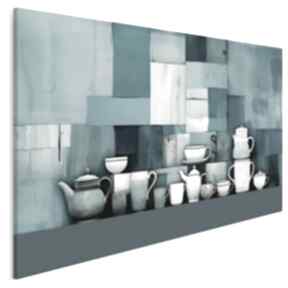 Obraz na płótnie do - ceramika 120x80 cm 100801 vaku dsgn kuchni, jadalni, kubki, dzbanki