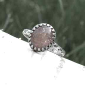 i - pierścionek r 14,5 1798 chile art kamień i w srebrz, ze słonecznym