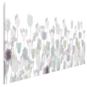 Obraz na płótnie - kwiaty łąka kolory 120x80 cm 71301 vaku dsgn, kolorowy, pastelowy
