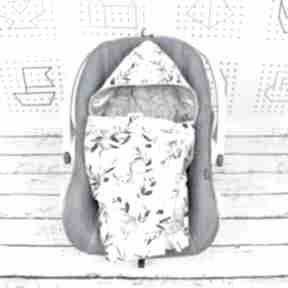 Kocyk do leśna polana dla dziecka nuva art fotelika, nosidła, noworodka, otulacz